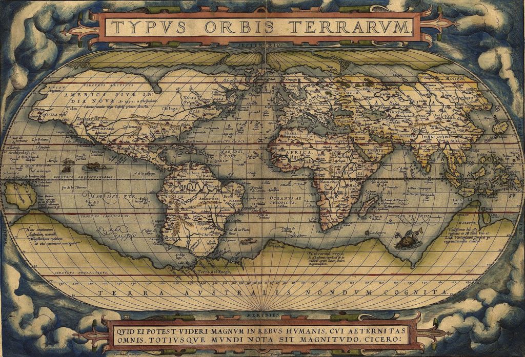オルテリウスの世界地図
