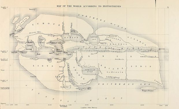 エラトステネスの世界地図