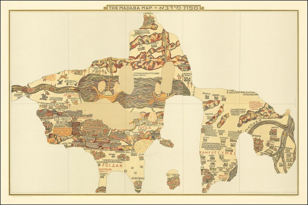 マダバのモザイク地図