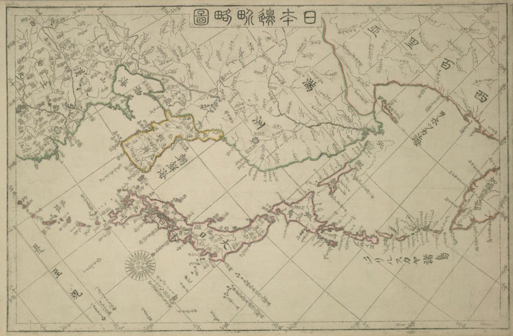日本辺界略図